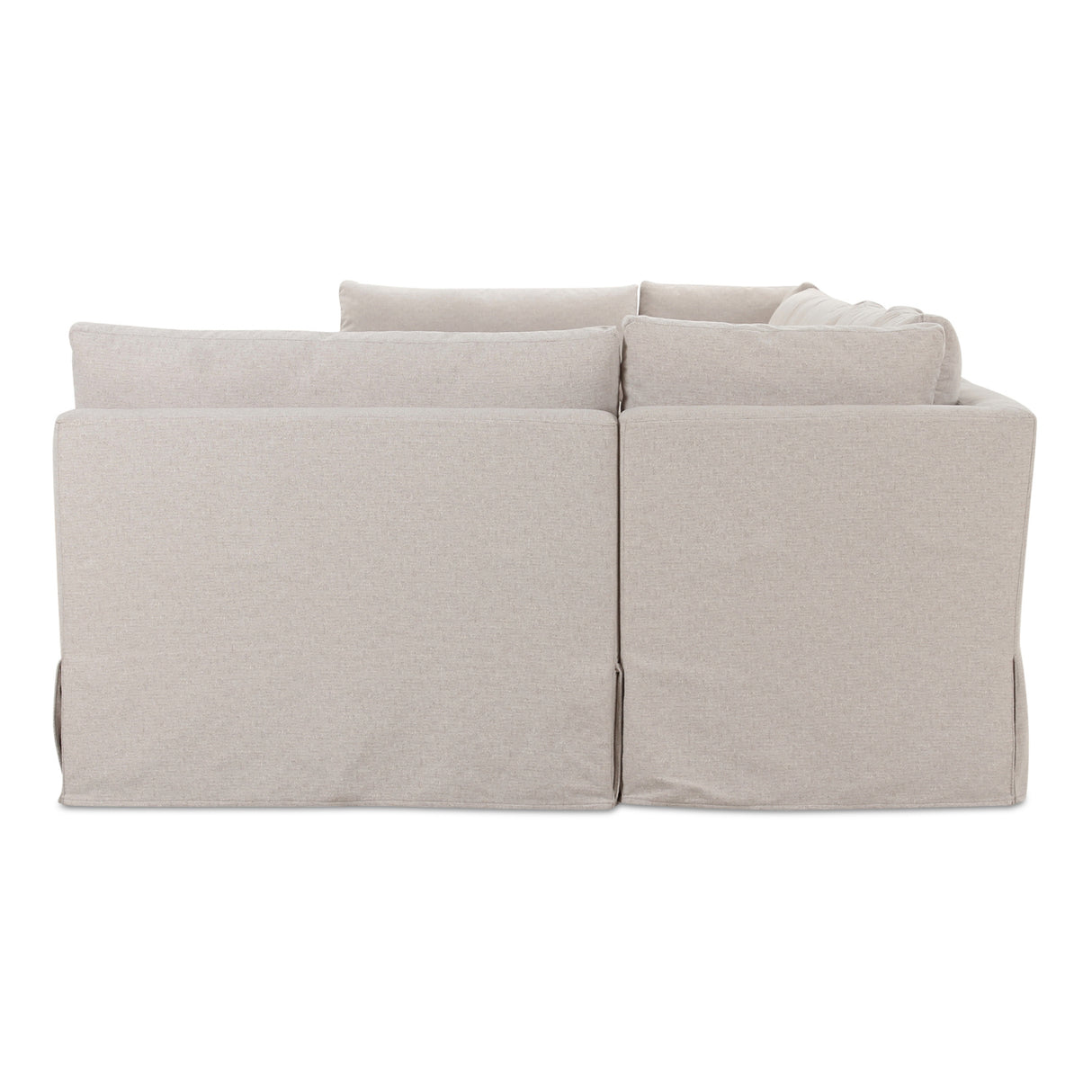 Modern European furniture - Beige U-Shaped Dining Banquette Slipcover M - www.oroa.com