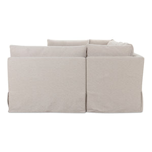 Modern European furniture - Beige U-Shaped Dining Banquette Slipcover M - www.oroa.com