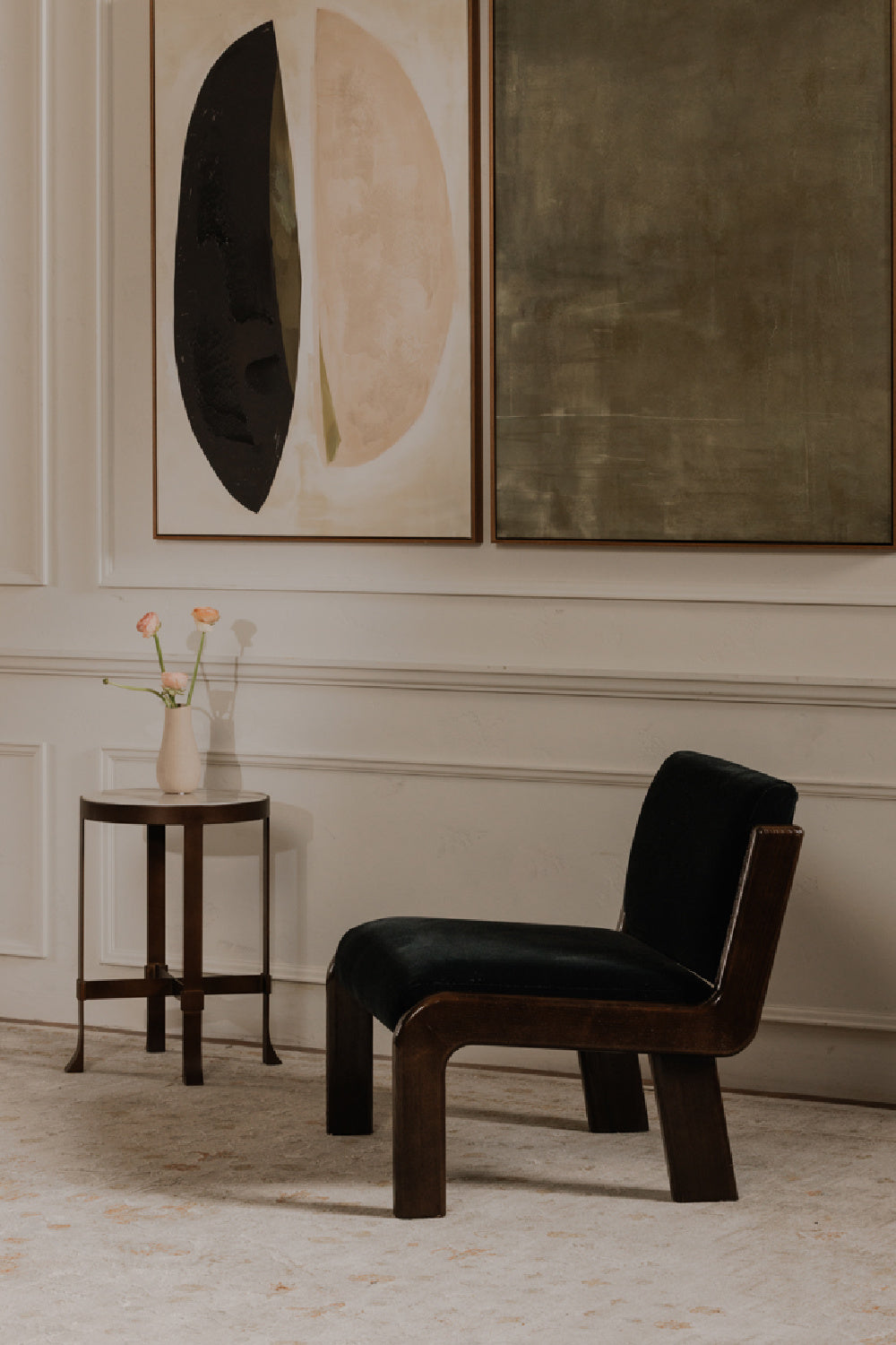 Ash-Framed Accent Chair | Novi Living Edie | Oroa.com