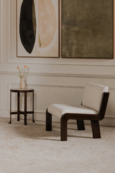 Ash-Framed Accent Chair | Novi Living Edie | Oroa.com
