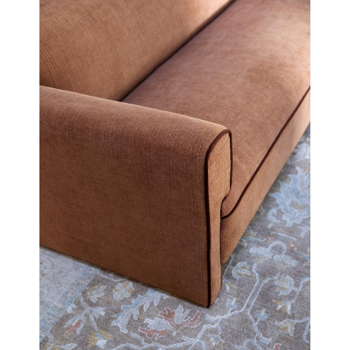 Modern European furniture - Rolled Arm Modern Sofa - www.oroa.com