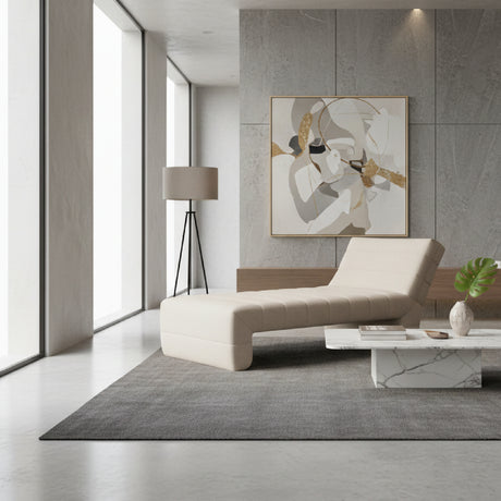 Modern European furniture - Channel Detailed Chaise - www.oroa.com