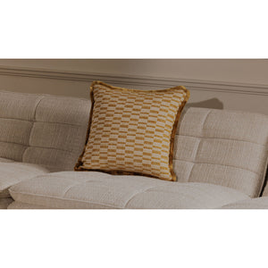   Modern European furniture - Geometric Print Fringed Cushion - www.oroa.com | Oroa.com