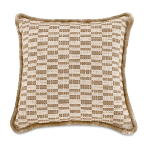   Modern European furniture - Geometric Print Fringed Cushion - www.oroa.com | Oroa.com