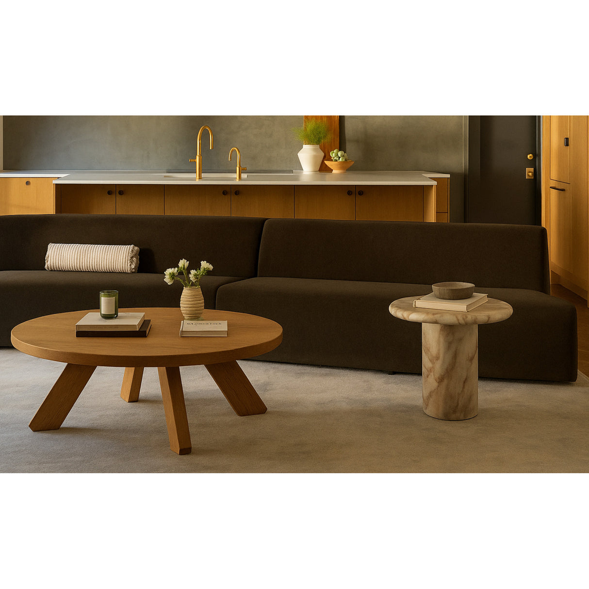 Modern European furniture - Concave Modular Sofa - www.oroa.com