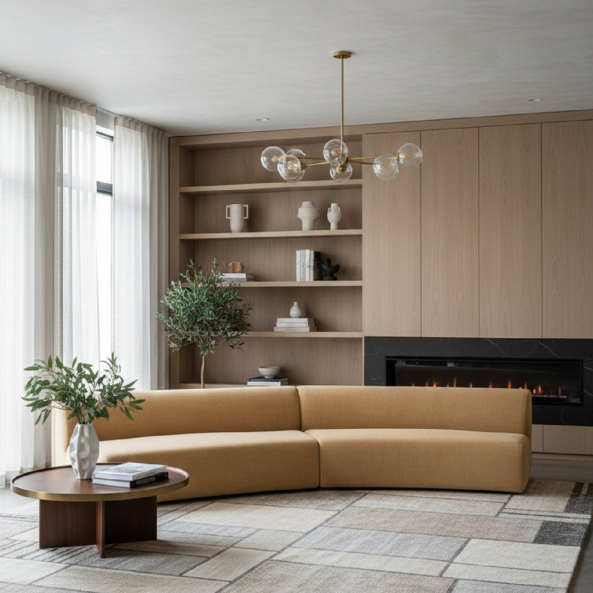 2-Piece Modular Sofa | Novi Living Naomi