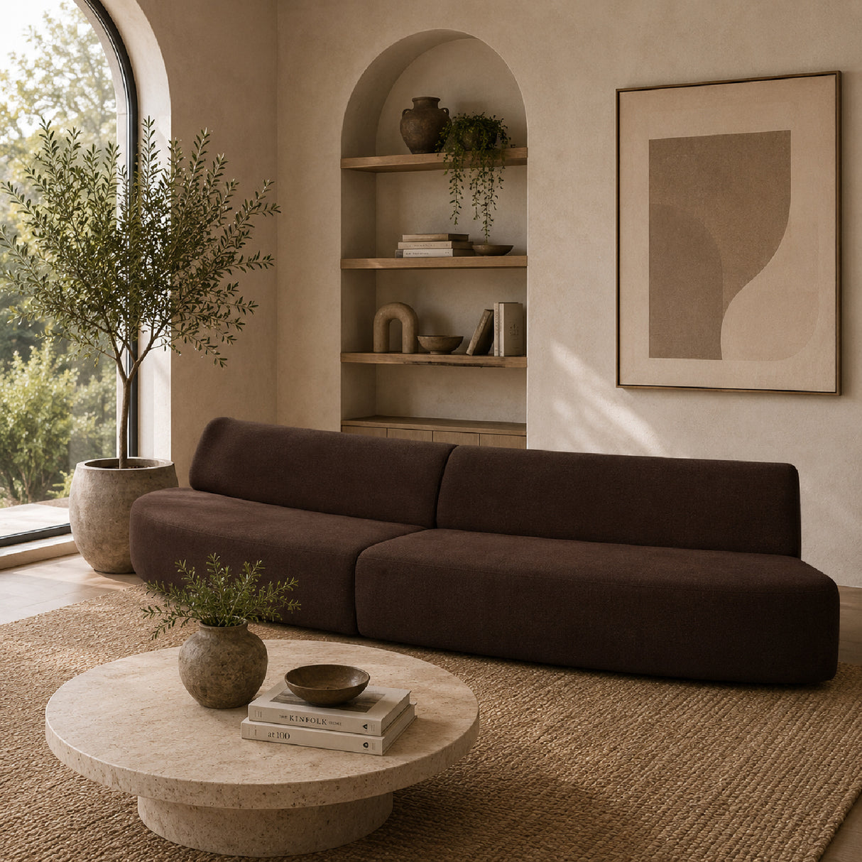   Convex 2-Piece Modular Sofa | Oroa.com
