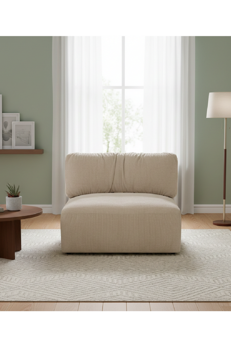 Chenille Slipper Chair | Novi Living Matina | Oroa.com