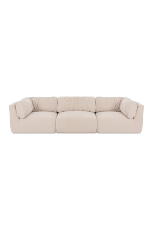 Chenille 3-Seater Sofa | Novi Living Matina | Oroa.com