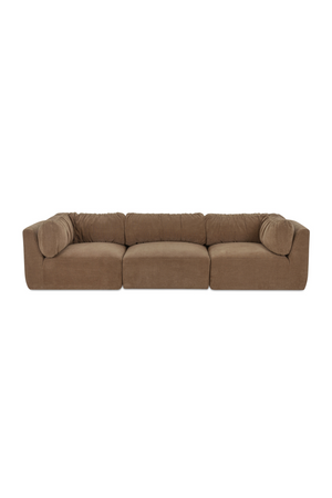 Chenille 3-Seater Sofa | Novi Living Matina | Oroa.com