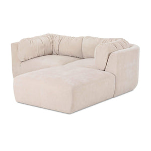 Chenille Sectional Corner Sofa | Novi Living Matina