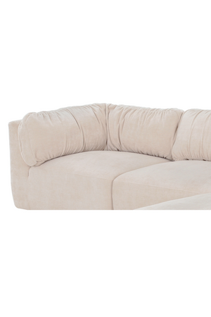 Chenille Lounge Modular Sofa | Novi Living Matina | Oroa.com