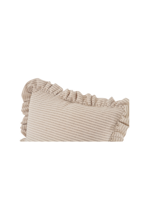   Ruffled-Edge Linen Cushion | Oroa.com