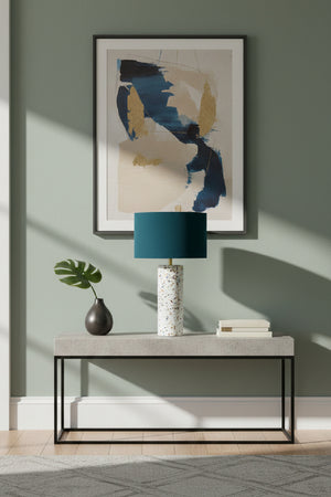   Modern European furniture - Hand-loomed Cotton Shade Table Lamp - www.oroa.com | Oroa.com