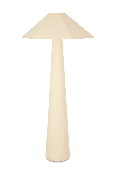 Cream Cotton Floor Lamp | Novi Living Gigi | Oroa.com