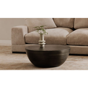 Modern European furniture - Metallic Round Coffee Table - www.oroa.com