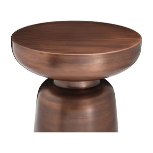 Modern European furniture - Antique Copper Accent Table - www.oroa.com