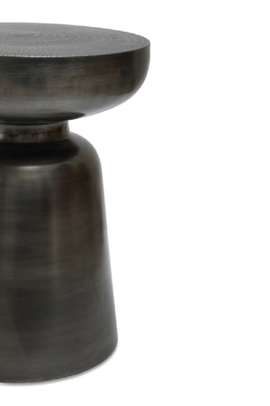 Modern European furniture - Antique Nickel Accent Table - www.oroa.com