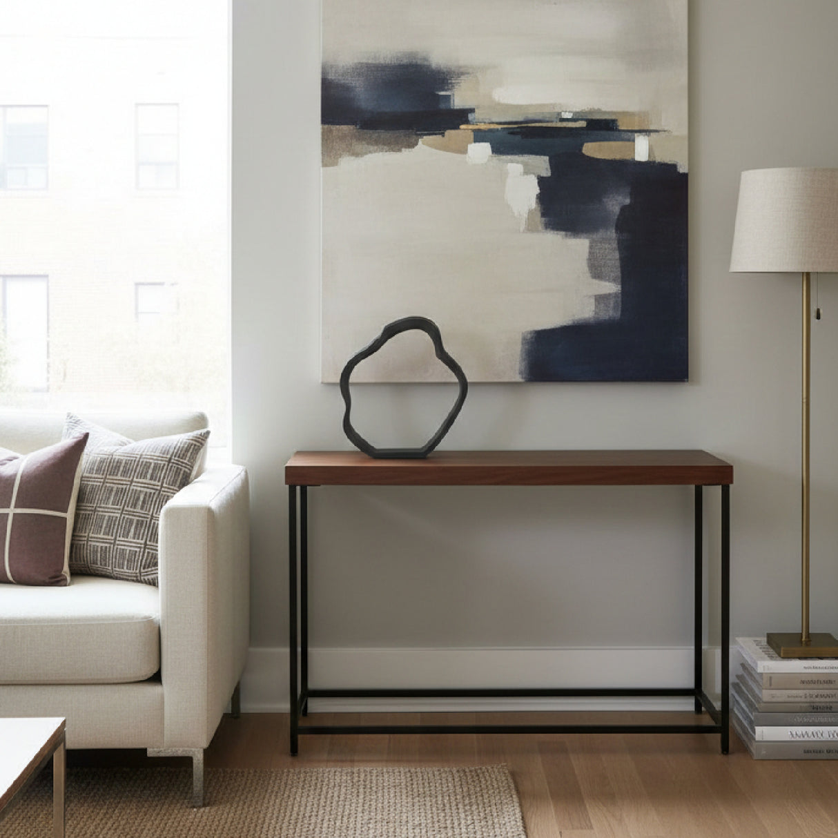 Black Abstract Tabletop Sculpture | Novi Living Eminence | Oroa.com