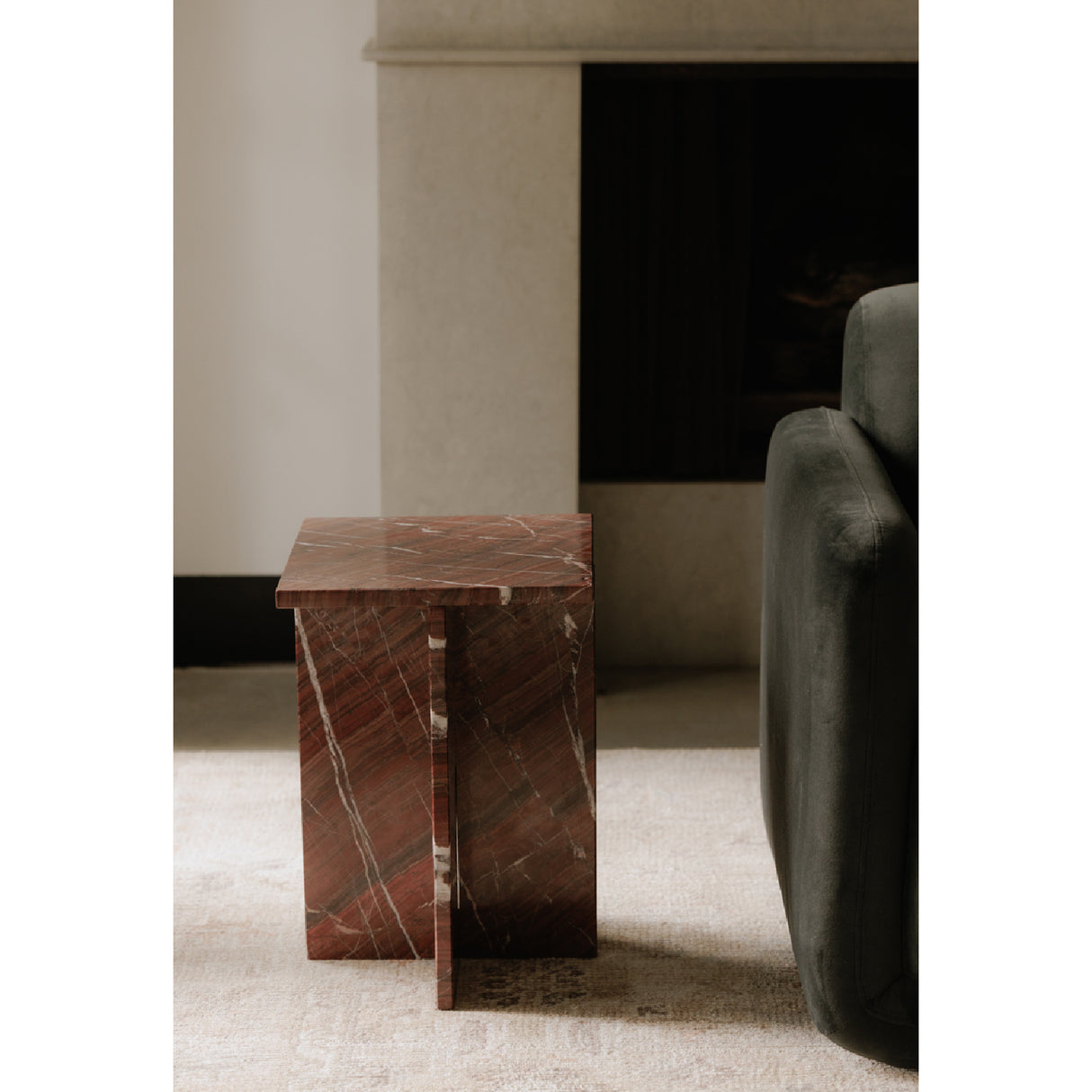 Marble Square Accent Table | Novi Living Blair | Oroa.com