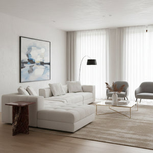 Marble Square Accent Table | Novi Living Blair | Oroa.com