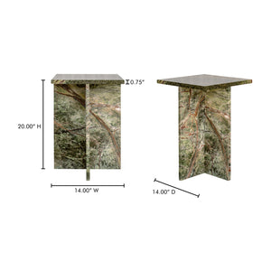 Marble Square Accent Table | Novi Living Blair | Oroa.com