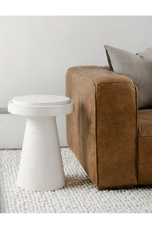 Modern European furniture - Brown Leather Sofa - www.oroa.com