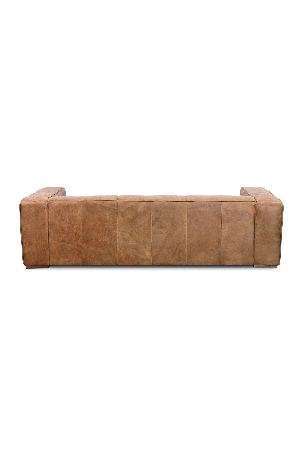 Modern European furniture - Brown Leather Sofa - www.oroa.com