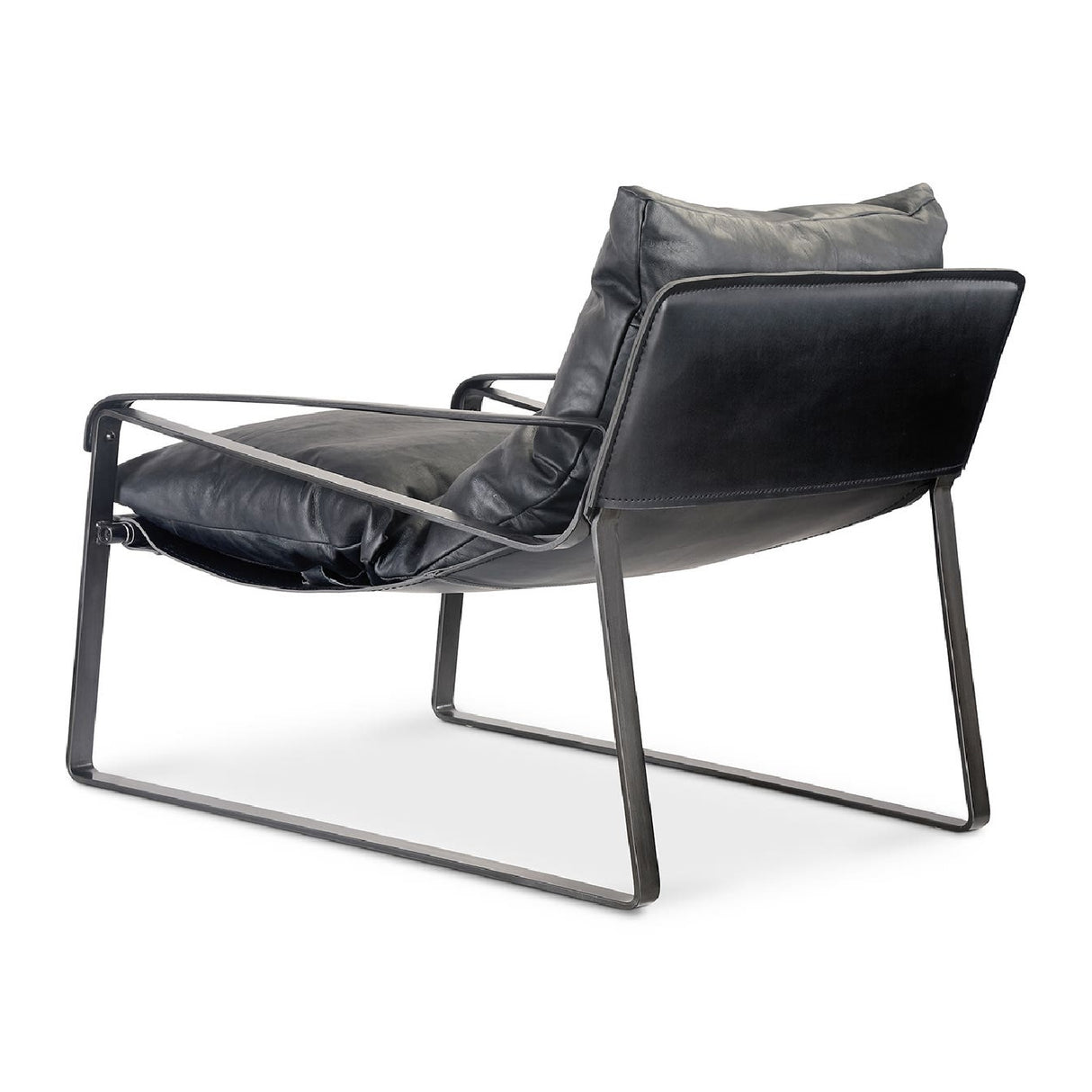 Modern European furniture - Leather Modern Classic Accent Chair - www.oroa.com