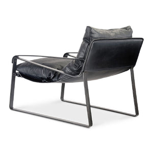 Modern European furniture - Leather Modern Classic Accent Chair - www.oroa.com