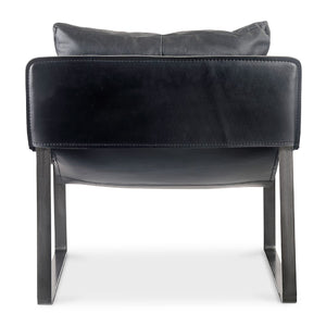 Modern European furniture - Leather Modern Classic Accent Chair - www.oroa.com