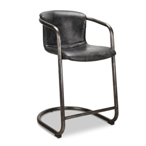 Modern European furniture - Cantilevered Counter Stool Set (2) - www.oroa.com