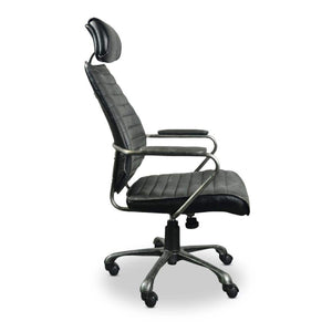 Modern European furniture - Adjustable Leather Office Chair - www.oroa.com