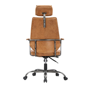 Modern European furniture - Adjustable Leather Office Chair - www.oroa.com