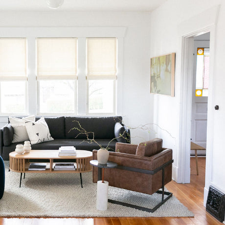 Modern European furniture - Leather Cantilevered Club Chair - www.oroa.com