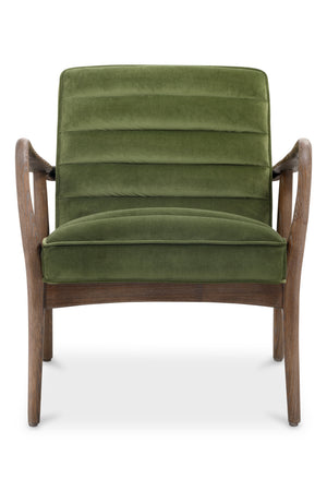   Modern European furniture - Green Velvet Tufted Lounge Chair - www.oroa.com | Oroa.com