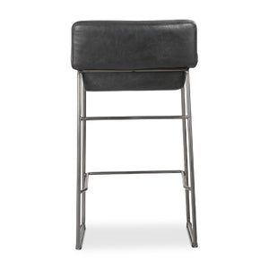 Modern European furniture - Leather Backless Counter Stools (2) - www.oroa.com