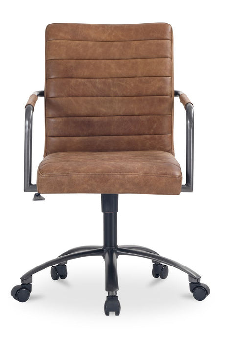 Grain Leather Office Chair | Novi Living Roy | Oroa.com