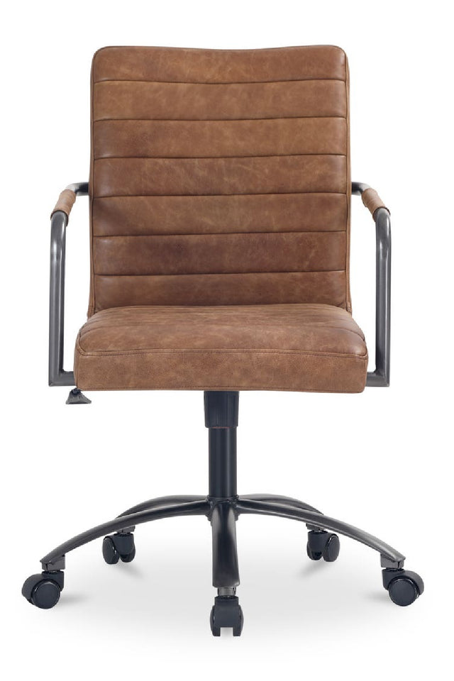 Grain Leather Office Chair | Novi Living Roy | Oroa.com