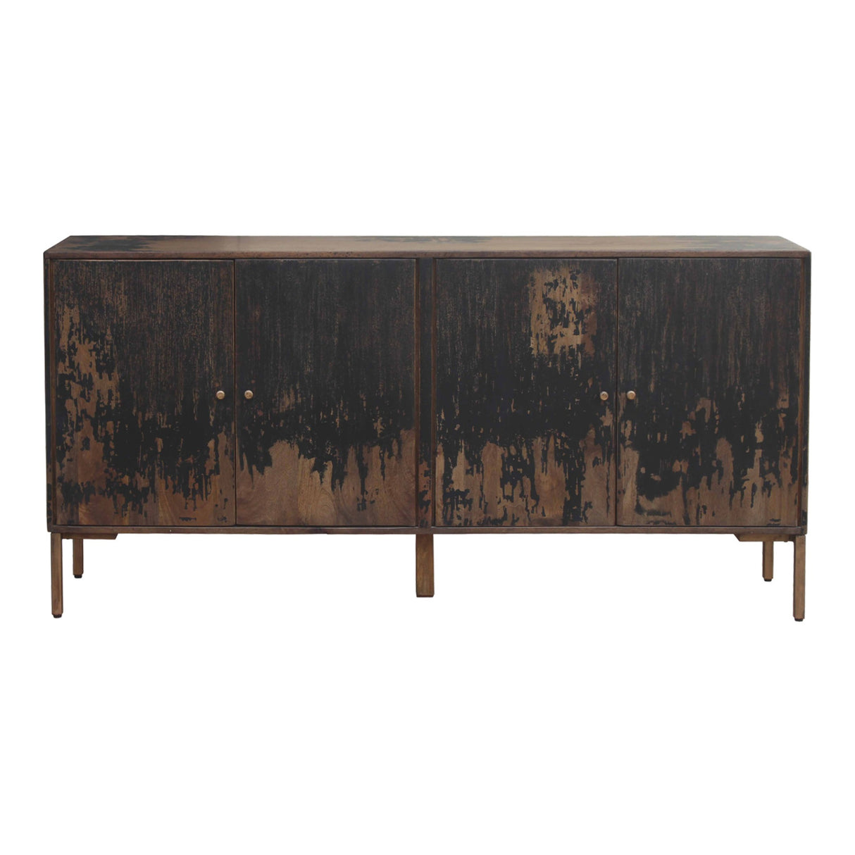 Modern European furniture - VIntage Look Wooden Sideboard - www.oroa.com