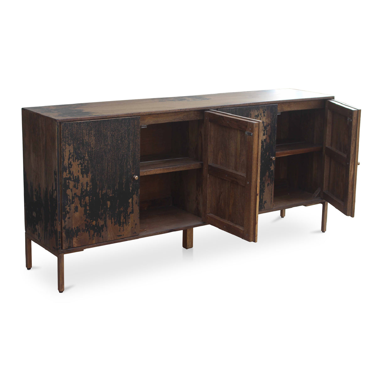 Modern European furniture - VIntage Look Wooden Sideboard - www.oroa.com