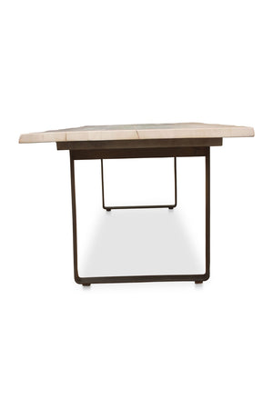 Mango Wood Top Dining Table | Novi Living Wilks | Oroa.com