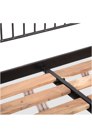 Black Iron Bed | Novi Living Monet | Oroa.com