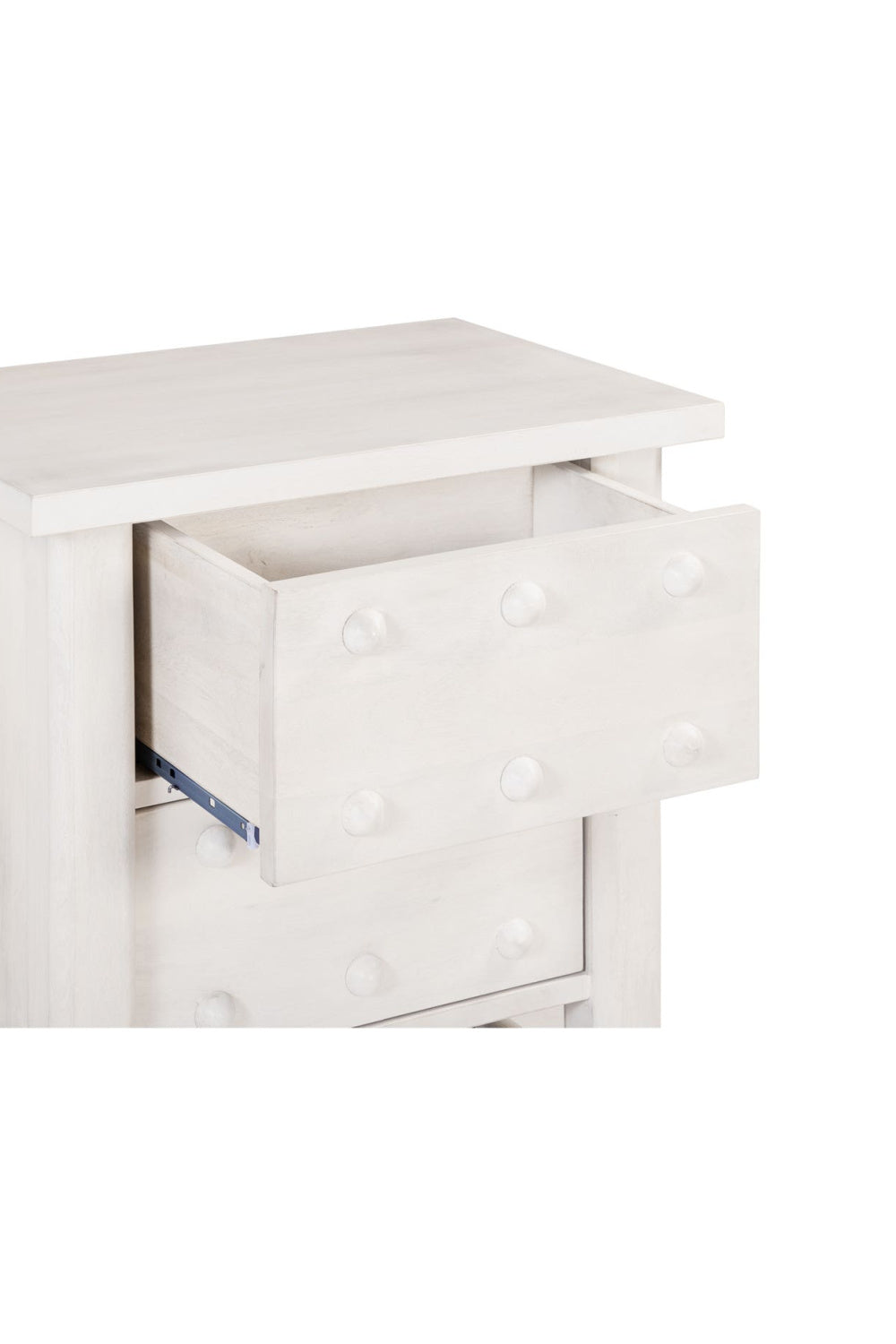 Modern European furniture - Whitewashed 2-Drawer Nightstand - www.oroa.com