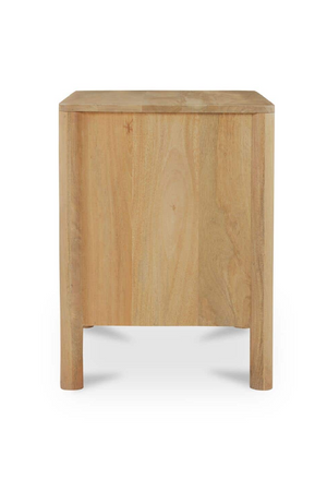 2-Drawer Mango Wood Nightstand | Novi Living Fulton | Oroa.com