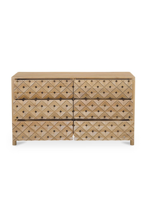   Modern European furniture - 6-Drawer Mango Wood Dresser - www.oroa.com | Oroa.com