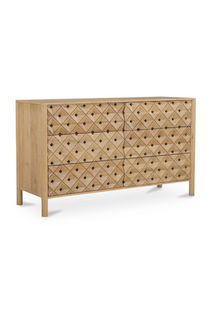   Modern European furniture - 6-Drawer Mango Wood Dresser - www.oroa.com | Oroa.com
