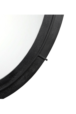 Aged Black Oval Mirror | Novi Living Antoni | Oroa.com