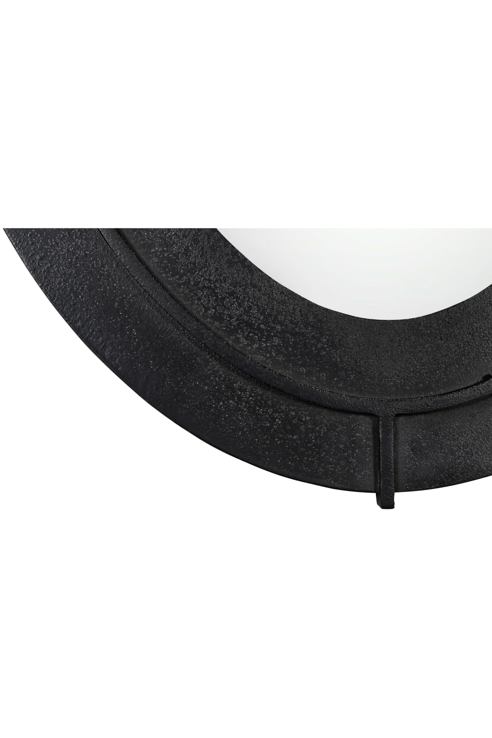 Aged Black Oval Mirror | Novi Living Antoni | Oroa.com