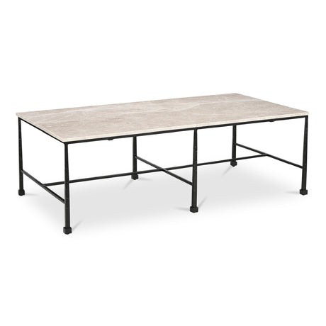 Modern European furniture - Botticino Marble Coffee Table - www.oroa.com